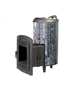 Печь банная «Атмосфера XL» в ламелях «Пироксенит»-foto2