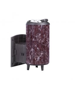 Печь банная «Атмосфера XL» в ламелях «Россо Леванто»-foto2