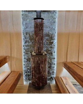 Печь банная «Атмосфера XL» в ламелях «Россо Леванто»-foto4