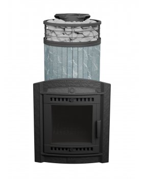 Печь банная «Атмосфера XL» Талькохлорит ламель+сетка с тоннелем Печь банная «Атмосфера XL» Талькохлорит ламель+сетка с тоннелем