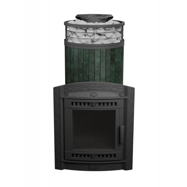 Печь банная «Атмосфера XL» Верде Гватемала ламель+сетка с тоннелем Печь банная «Атмосфера XL» Верде Гватемала ламель+сетка с тоннелем