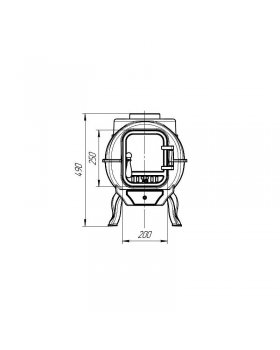 Отопительно-варочная печь "Тайга" Pro-foto5