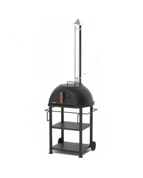 Садовая чугунная печь Legenda Garden (с чугунным основанием) на подставке-foto3