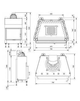 Каминная топка Schmid Lina W 6751-foto2