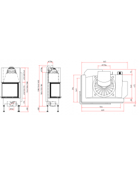 Каминная топка Schmid Ekko L 5545 h-foto2
