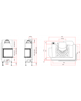Каминная топка Schmid Ekko R 5545 h-foto2