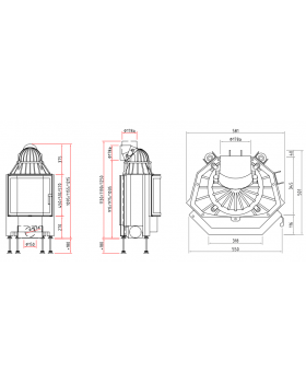 Каминная топка Schmid Pano 5545-foto2