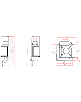 Каминная топка Schmid Ekko 3457 h-foto2