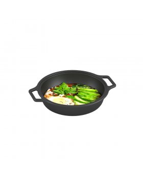 Сковорода чугунная Везувий 6л Ø 380мм (Без крышки)
