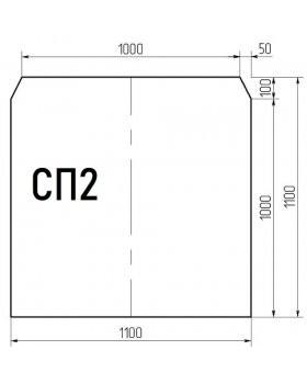 Стекло напольное СП2 под печь 1100*1100мм-foto2