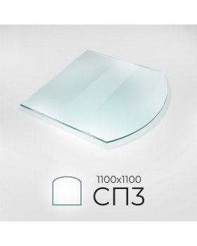 Стекло напольное СП3 под печь 1100*1100мм