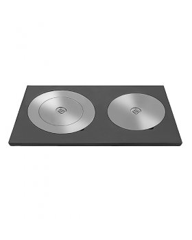 Усиленная плита двухконфорочная 4В (410х710)-foto2