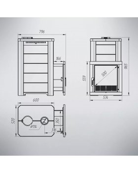 Печь Сказка Удлиненная (Пироксенит)-foto11