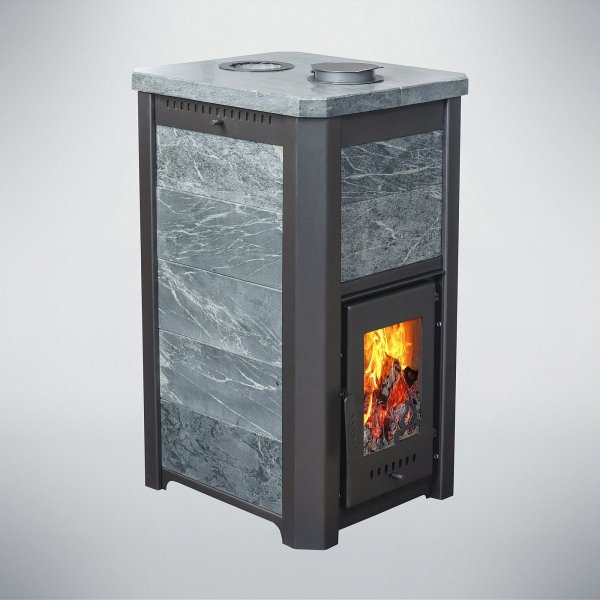 Печь Сказка Укороченная (Талькохлорит) Печь Сказка Укороченная (Талькохлорит)