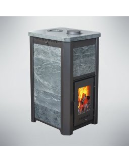 Печь Сказка Укороченная (Камень (Айс Грей))-foto2