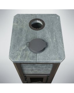 Печь Сказка Укороченная (Камень (Айс Грей))-foto7