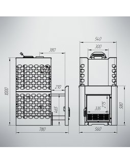Печь Терма Грация Стандарт-foto4