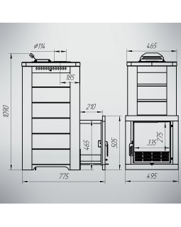 Печь ТЕРМА Сказка-foto2