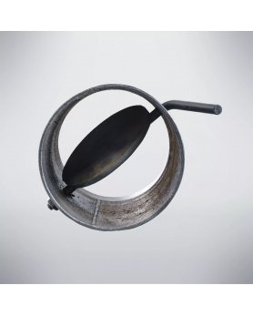 Шибер на трубу круглый Ф114