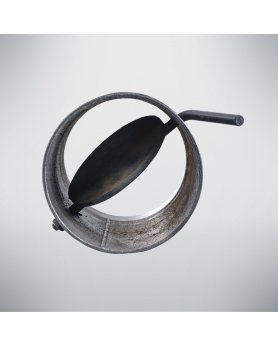 Шибер на трубу круглый Ф114-foto2