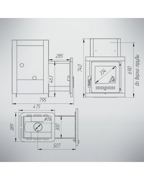 Печь Классика Мини\Паленица\Волжанка-foto23