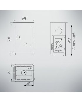 Печь Классика Мини\Паленица\Волжанка-foto17