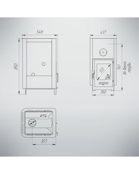 Печь Классика Мини\Паленица\Волжанка-foto43