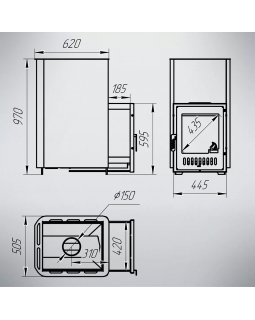 Печь Классика Мини\Паленица\Волжанка-foto58