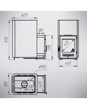 Печь Классика Мини\Паленица\Волжанка-foto58