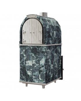 Печь Калита Арочная Pro (Чугунный портал с чугунной дверью - талькохлорит)-foto2