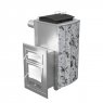 Печь Чародейка M Русский пар AISI 304 Боковой выход (Серпентинит Премиум)