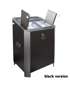 Электрическая паротермальная печь «ПАРиЖАР» 10 кВт BLACK VERSION (380 В)