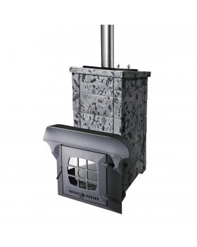 Печь Калита Экстрим РК (Нержавеющая сталь - Серпентинит Премиум)