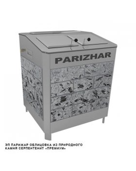 Электрическая паротермальная печь «ПАРиЖАР» 18 кВт (380 В) Серпентинит Премиум