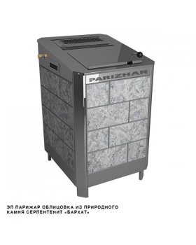 Электрическая паротермальная печь «ПАРиЖАР» 4,25 кВт (380 В) Серпентинит Бархат