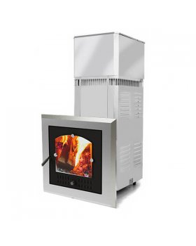 Печь Сударушка М с каменкой из стали 4 мм (без бака)