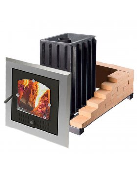 Топочный агрегат Калита (Чугунная, с панорамным стеклом)