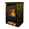 Печь-камин NORDflam VERA 6 кВт (зеленая)
