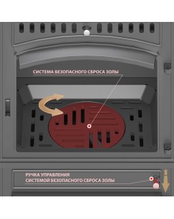 Печь-камин Везувий LV-12S "Антрацит"-foto5