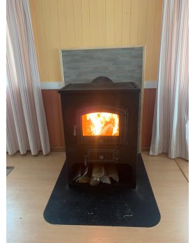 Печь-Камин ВЕЗУВИЙ ПК-03 (224) с плитой талькохлорит 12 кВт-foto3