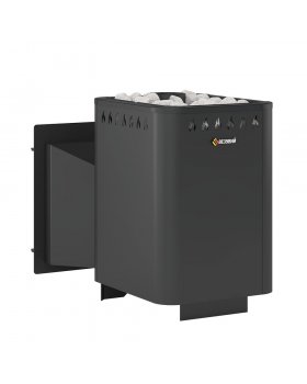 Печь ВЕЗУВИЙ Русичъ Антрацит 16 Панорама "М"-foto2