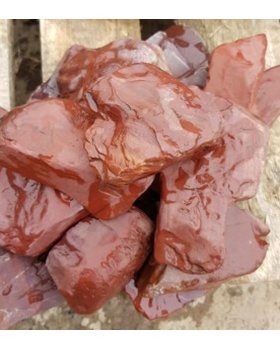 Яшма сургучная (7-15 см) (коробка 10 кг)